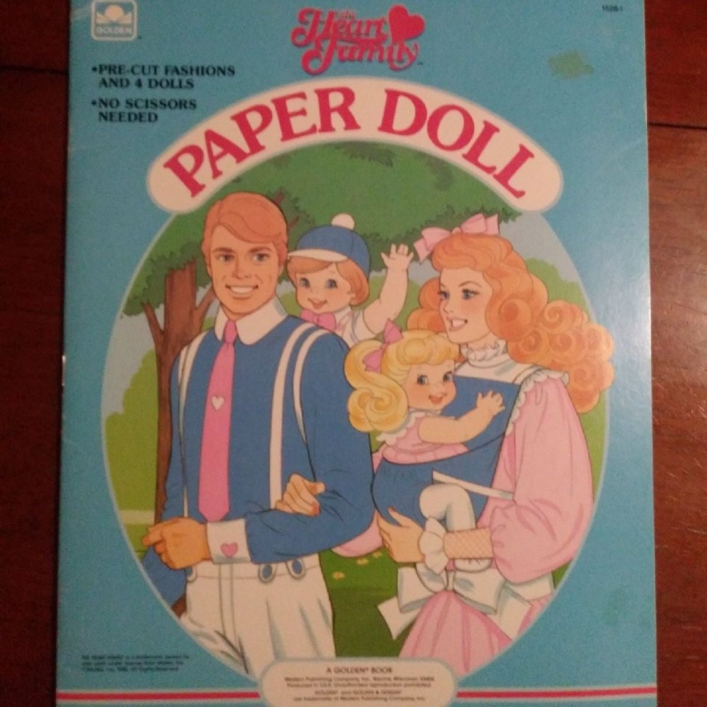 The Heart Family Paper Doll Book Barbie